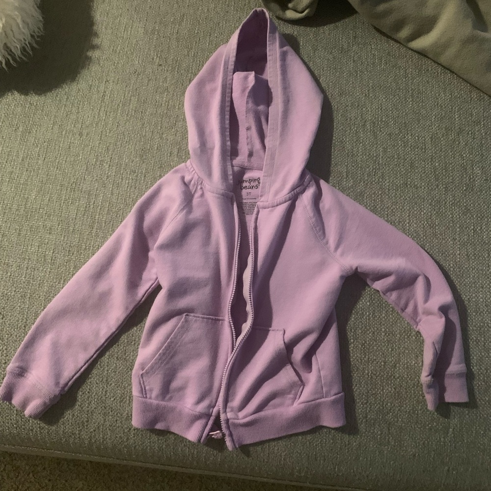 Girls 3T hooded sweatshirt jacket